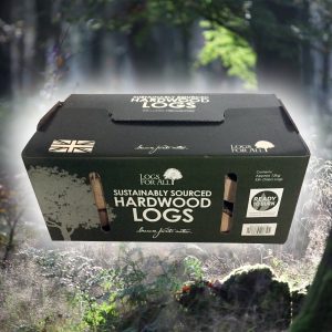 Sustainably sourced hardwood logs